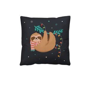 Holiday Sloth 🦥 Pillow Cover